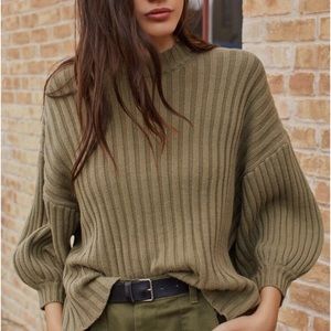 Urban Outfitters Lou Mock Neck Sweater
